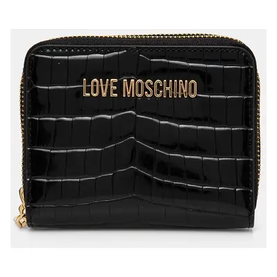 Peněženka Love Moschino černá barva, JC5724PP0L