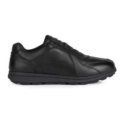 Kožené sneakers boty Geox U SPHERICA EC12 černá barva, U45GRA 00043 C9999