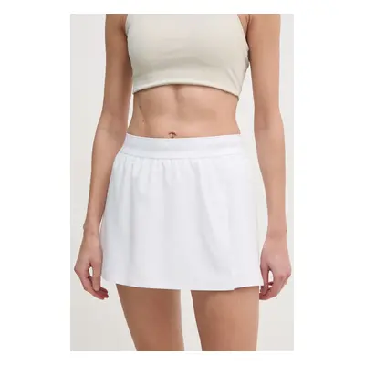 Sportovní sukně Calvin Klein Performance bílá barva, mini