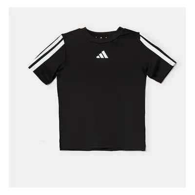 Dětské tričko adidas černá barva, JJ1032