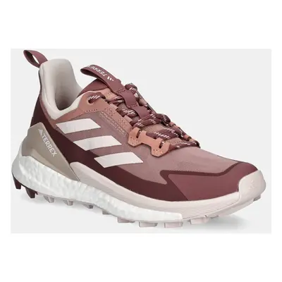 Boty adidas TERREX Free Hiker 2 Low dámské, růžová barva, IH0614