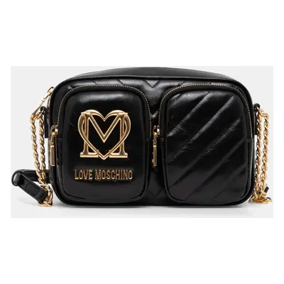 Kabelka Love Moschino černá barva, JC4319PP0L