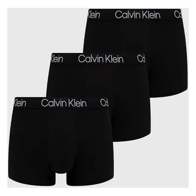 Boxerky Calvin Klein Underwear pánské, černá barva, 000NB2970A