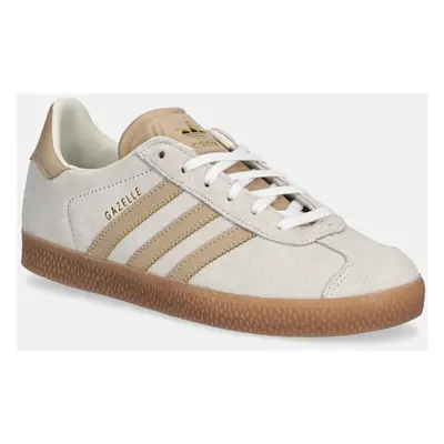 Dětské sneakers boty adidas Originals GAZELLE béžová barva, IH7506