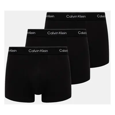 Boxerky Calvin Klein Underwear 3-pack pánské, černá barva, LV00NB4392