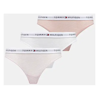 Tanga Tommy Hilfiger 3-pack bílá barva, UW0UW05532