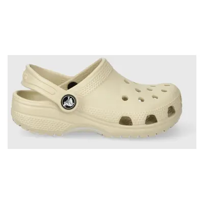 Dětské pantofle Crocs Classic Kids Clog šedá barva