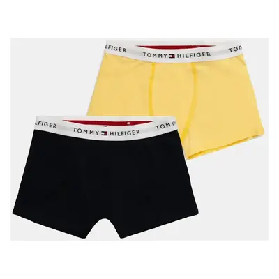 Dětské boxerky Tommy Hilfiger 2-pack tmavomodrá barva, UB0UB00549