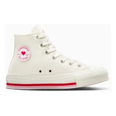 Kecky Converse Chuck Taylor All Star Eva Lift Valentine's Day bílá barva, A10716C