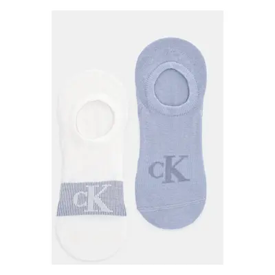 Ponožky Calvin Klein Jeans 2-pack pánské, modrá barva, 701231389