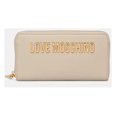 Peněženka Love Moschino béžová barva, JC5611PP1