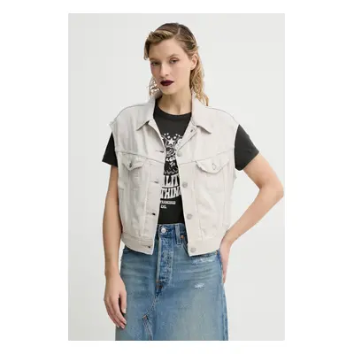 Vesta Levi's SHRUNKEN 90S VEST béžová barva, 001W2