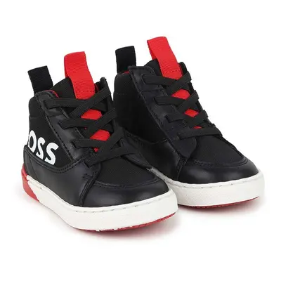 Dětské sneakers boty BOSS černá barva, J51339