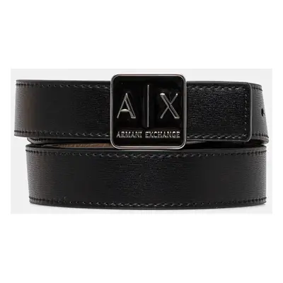 Oboustranný pásek Armani Exchange dámský, černá barva, XW000302 AF12038