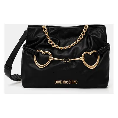 Kabelka Love Moschino černá barva, JC4035PP1