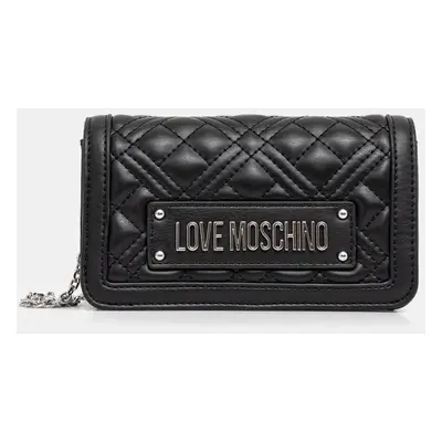 Psaníčko Love Moschino černá barva, JC5681PP1