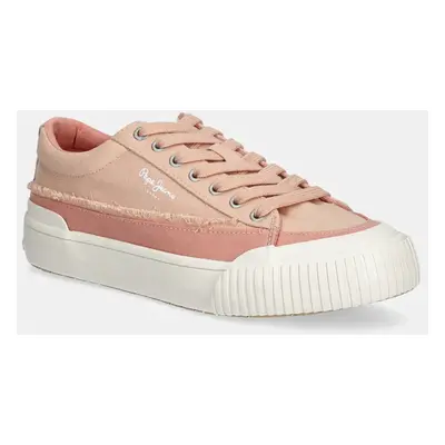 Tenisky Pepe Jeans BEN FRESH W oranžová barva, PLS31589