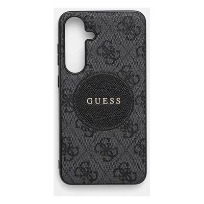 Obal na telefon Guess Samsung Galaxy S25+ černá barva, GUHMS25MP4PGRSGK