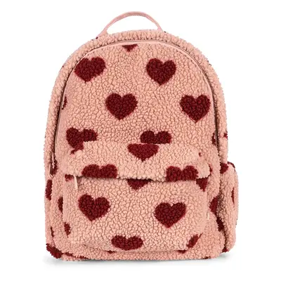 Dětský batoh Konges Sløjd JODY TEDDY BACKPACK GRS růžová barva, malý, vzorovaný, KS102604