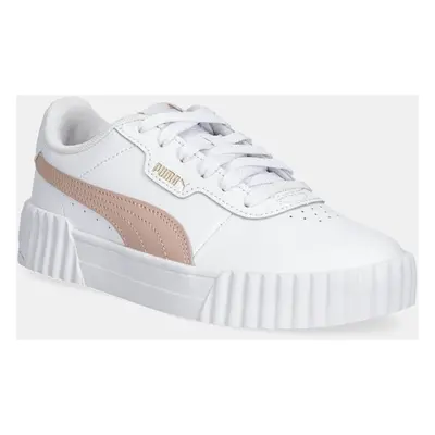 Sneakers boty Puma Carina 3.0 béžová barva, 400365