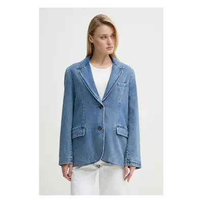 Džínové sako Levi's STELLA RELAXED BLAZER modrá barva, 001FX