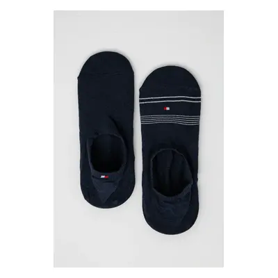 Ponožky Tommy Hilfiger 2-pack pánské, tmavomodrá barva, 701232732