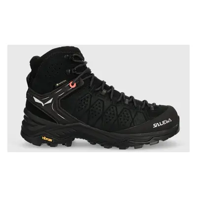 Boty Salewa Alp Trainer 2 Mid GTX dámské, černá barva, 00-0000061383