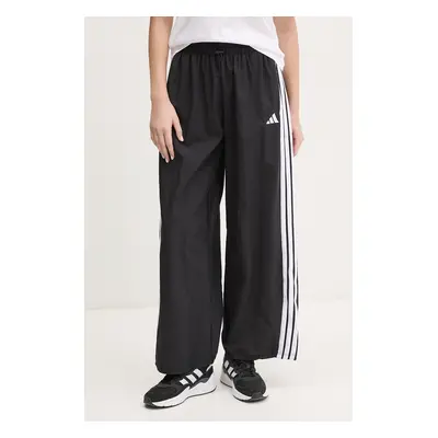 Tepláky adidas Essentials dámské, černá barva, s aplikací, JE1306