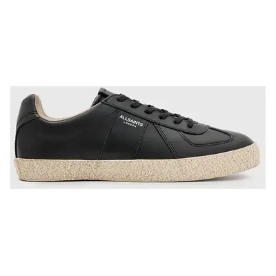 Kožené sneakers boty AllSaints Jaimee Leather Low Top černá barva, M001FB