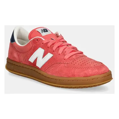 Semišové sneakers boty New Balance CT500 červená barva, CT500AB