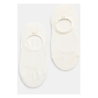 Ponožky Calvin Klein 2-pack dámské, bílá barva, 701232644