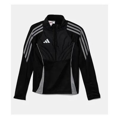 Dětská mikina adidas Performance černá barva, s potiskem, IM9970