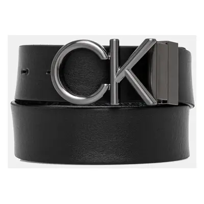 Oboustranný pásek Calvin Klein pánský, černá barva, K50K512829