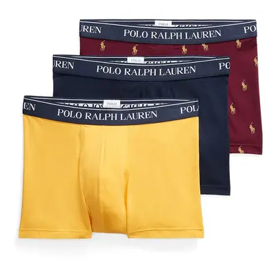 Boxerky Polo Ralph Lauren 3-pack pánské, šedá barva, 714830299