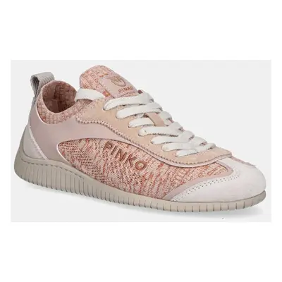 Sneakers boty Pinko Reby růžová barva, SS0061 T025 W4E