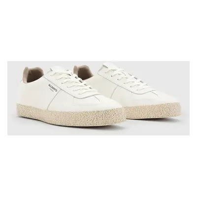 Kožené sneakers boty AllSaints Jaimee Leather Low Top bílá barva, M001FB