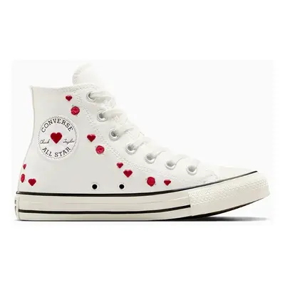 Kecky Converse Chuck Taylor All Star Valentine's Day bílá barva, A13650C