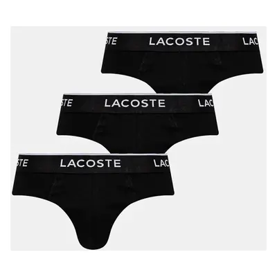 Spodní prádlo Lacoste 3-pack černá barva, 8H1293