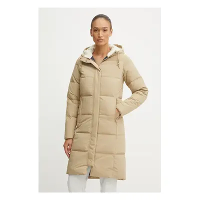 Péřová bunda Jack Wolfskin Nordlicht dámská, béžová barva, zimní, A60038