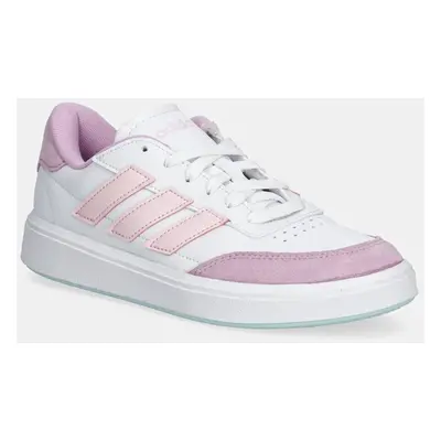 Dětské sneakers boty adidas COURTBLOCK bílá barva, JH8566