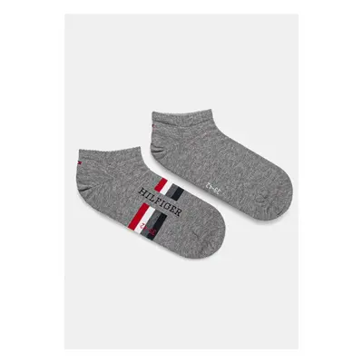 Ponožky Tommy Hilfiger 2-pack pánské, šedá barva, 701232467