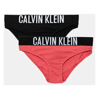 Dětské kalhotky Calvin Klein Underwear 2-pack růžová barva, G80G800729