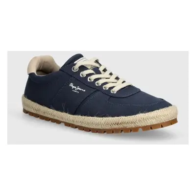 Sneakers boty Pepe Jeans PMS10323 tmavomodrá barva, DRENAN SPORTY