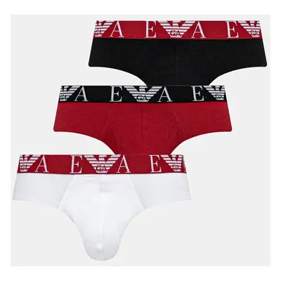 Spodní prádlo Emporio Armani Underwear 3-pack červená barva, EM000258 AF10778