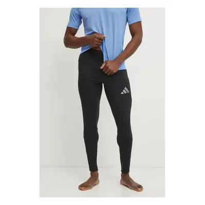 Tréninkové legíny adidas Performance Tiro černá barva, s potiskem, IW0422