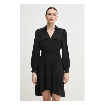 Šaty Dkny černá barva, mini, DD3K7484