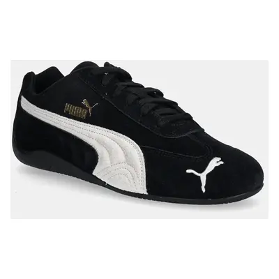 Semišové sneakers boty Puma Speedcat OG černá barva, 398846