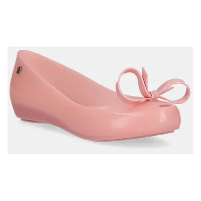 Baleríny Melissa MELISSA ULTRAGIRL BOW III AD růžová barva, M 33891.AM784