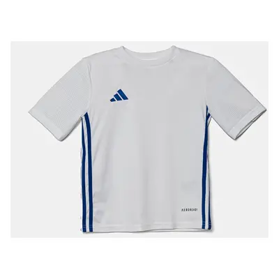 Dětské tričko adidas Performance bílá barva, s aplikací, JJ1154