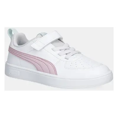 Dětské sneakers boty Puma Puma Rickie AC+ PS bílá barva, 385836